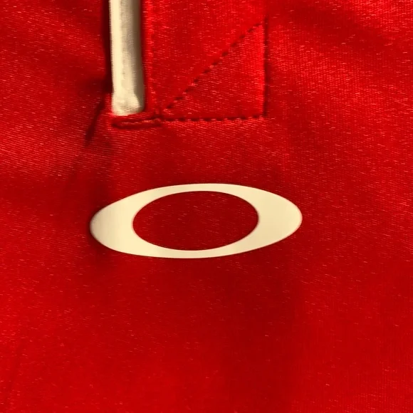SOLD New W/ Tags Oakley Elemental Red Golf Polo - Picture 3 of 7